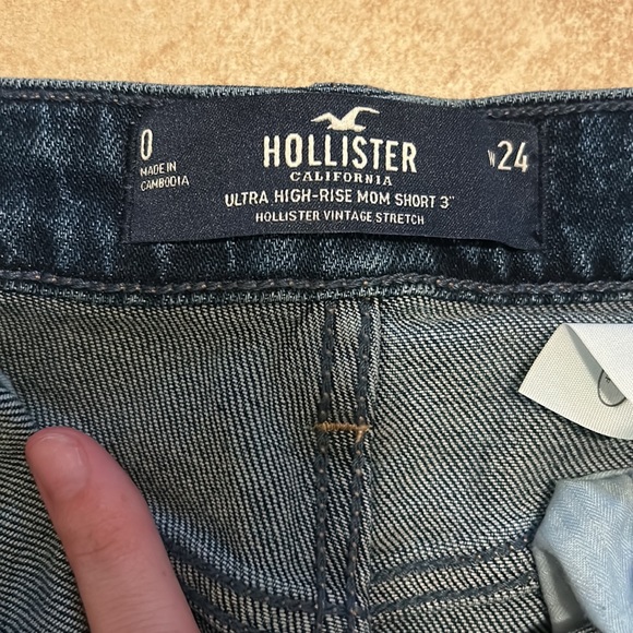 Distressed Denim Shorts - Picture 2 of 3